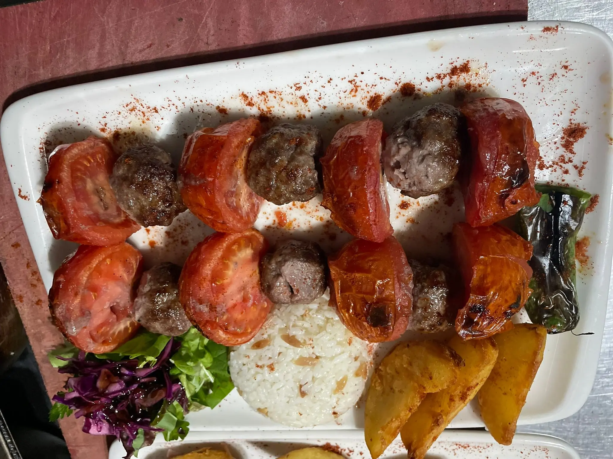 Domatesli Kebap